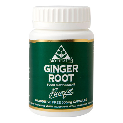 Bio Health Ginger 500mg 60 caps